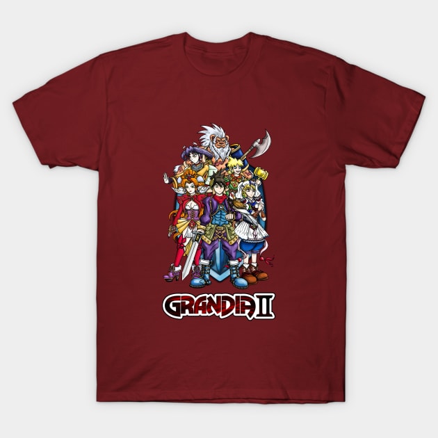 Grandia II Heroes T-Shirt by WarioPunk